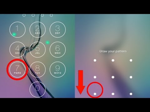 Common unlock patterns for android