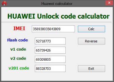 Free Phone Unlock Code Calculator